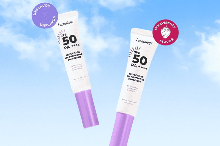 Berikut beberapa rekomendasi lip balm dengan SPF yang bisa jadi pilihan untuk aktivitas harian, salah satunya Facetology Triple Care Lip Protector Sunscreen.