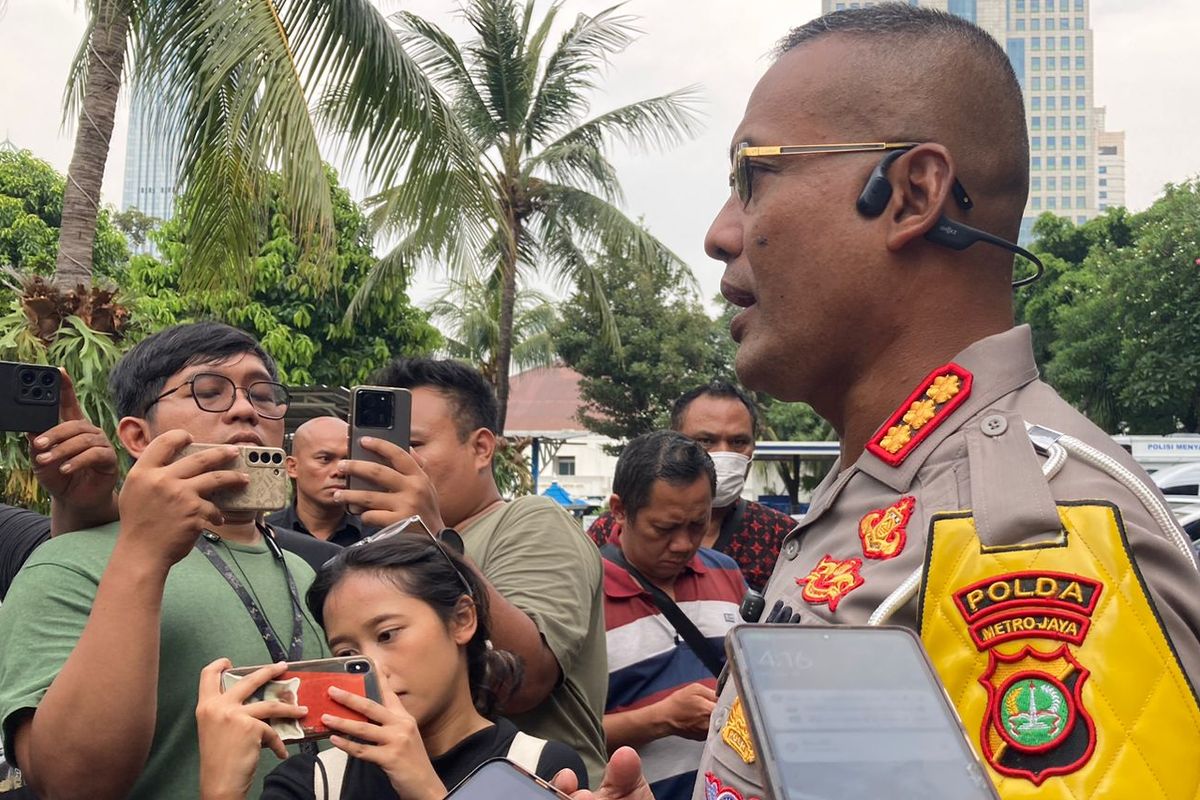 Direktur Lalu Lintas Polda Metro Jaya Komisaris Besar Latif Usman di Polda Metro Jaya, Jakarta, Jumat (29/3/2024).