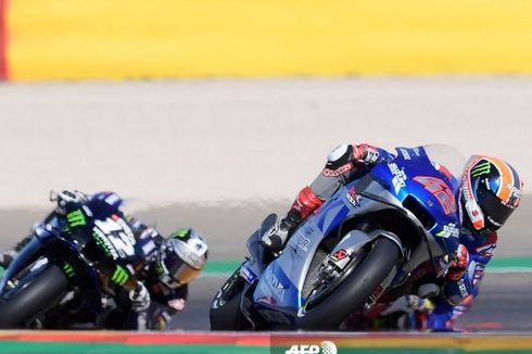 Hasil MotoGP Aragon 2020, Alex Rins Juara, Suzuki Ecstar Kuasai Podium