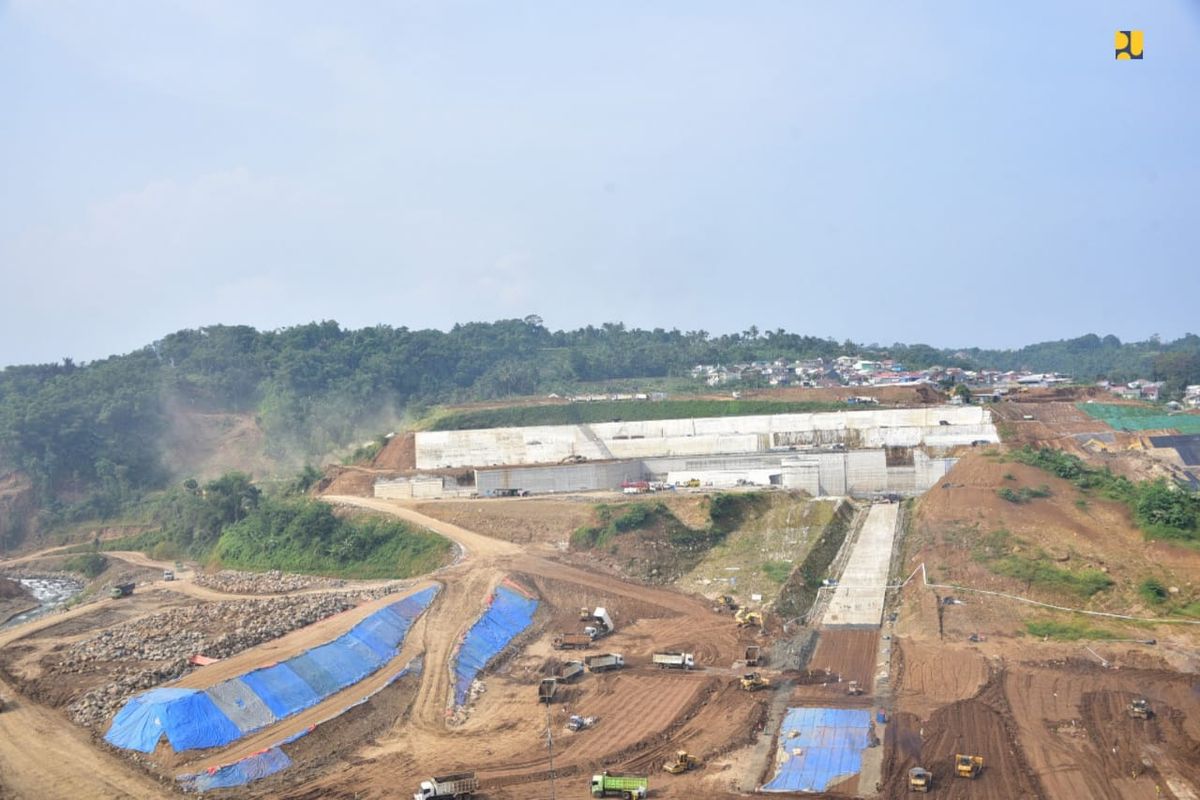 Bendungan Ciawi, Kabupaten Bogor, Provinsi Jawa Barat.