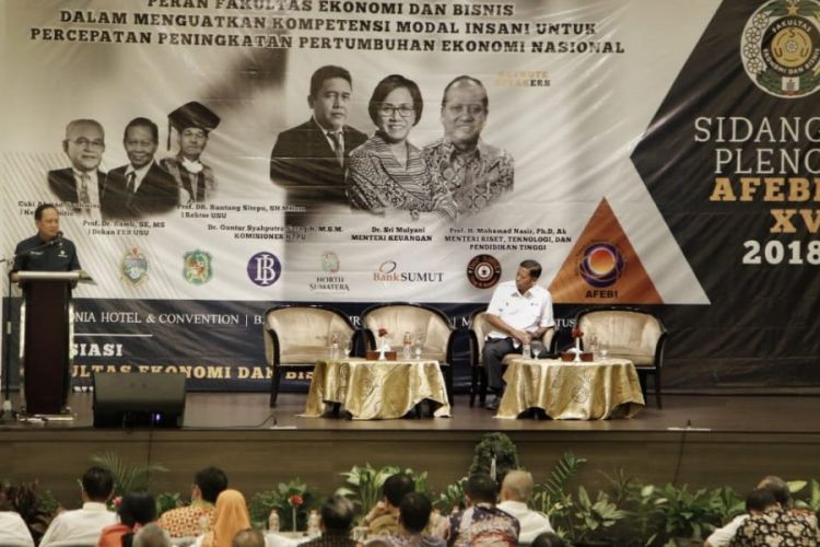 Sidang Pleno Asosiasi Fakultas Ekonomi dan Bisnis Indonesia (AFEBI) XIV, Medan (3/8/2018)