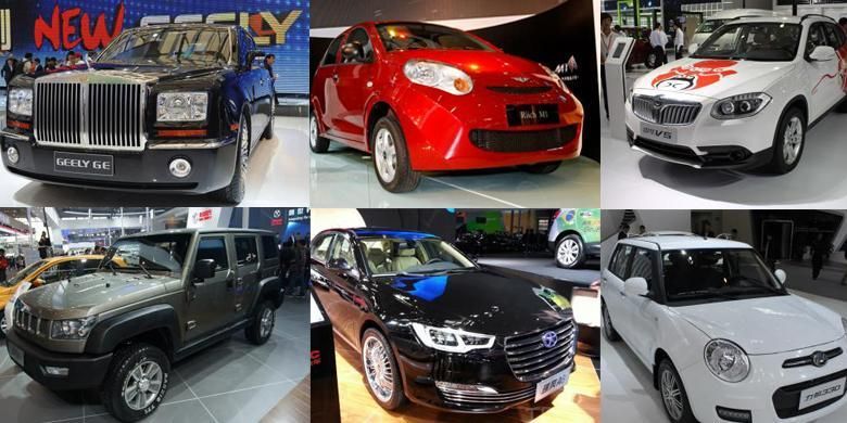 Semarak mobil imitasi China.