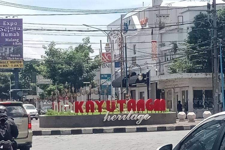 Kawasan Kayutangan Heritage di Kota Malang, Jawa Timur.