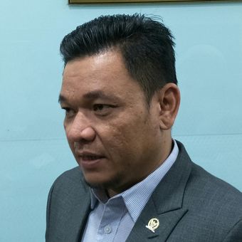 Ace Hasan Syadzily di Kompleks Parlemen, Senayan, Jakarta, Senin (26/10/2018)