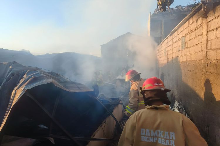 Api Pertama Kali Muncul dari Kamar Kosong, Kebakaran di Panjer Denpasar Tewaskan Lansia
