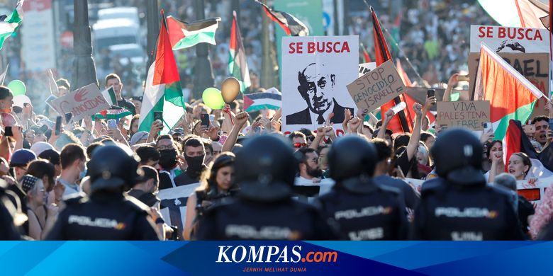 Aksi Pro-Palestina Paksa Final Vuelta Espana Batal, Pemerintah Spanyol Dukung
