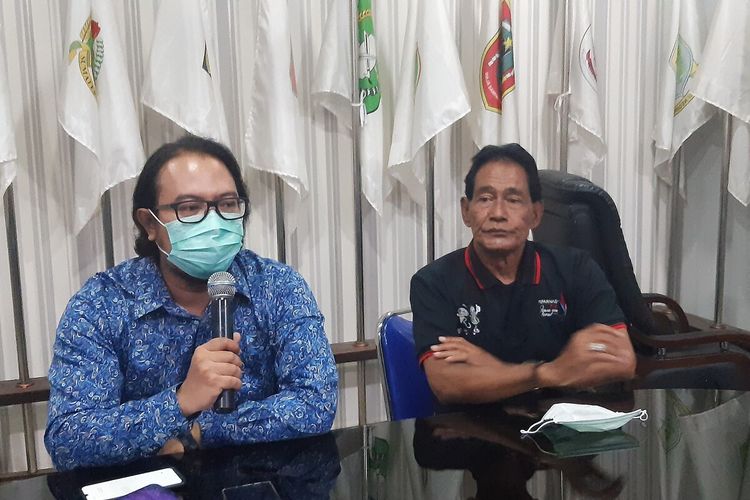 Sekretaris Jenderal National Paralympic Comittee (NPC) Indonesia, Rima Ferdianto dalam konferensi pers di Solo, Jawa Tengah, Rabu (23/9/2020).