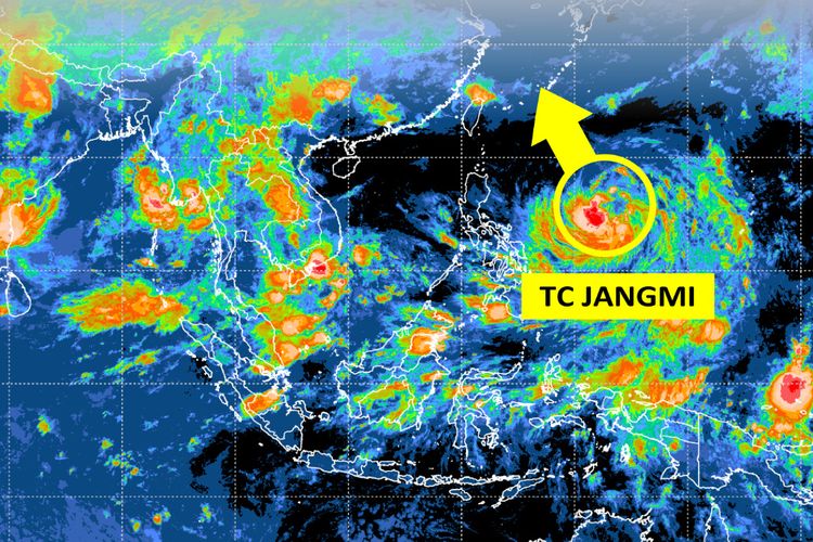 Siklon Tropis Jangmi Diprediksi Naik ke Kategori 2, BMKG Ungkap Dampaknya di Sejumlah Wilayah Indonesia