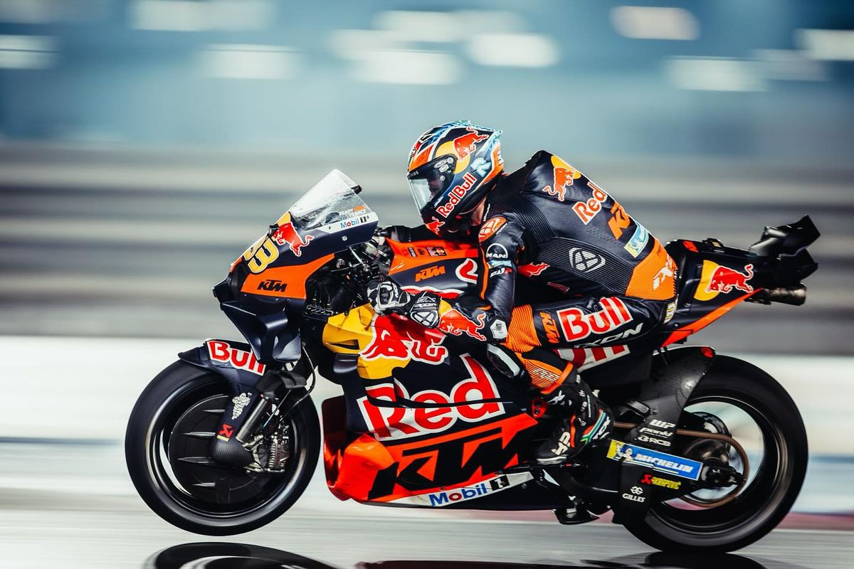 Brad Binder saat berlaga pada MotoGP Qatar 2024