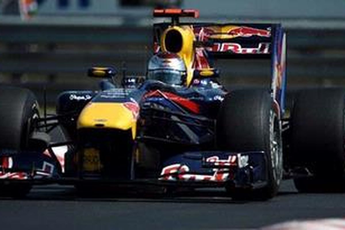 Pebalap Red Bull Racing, Sebastian Vettel.