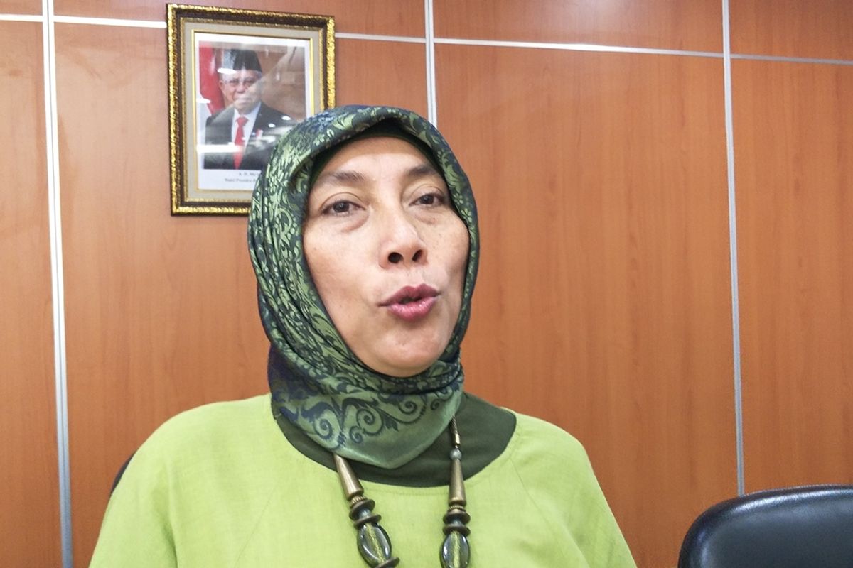 Ketua Komisi D DPRD DKI Jakarta Ida Mahmudah di Gedung DPRD DKI Jakarta, Jalan Kebon Sirih, Jakarta Pusat, Senin (11/11/2019).