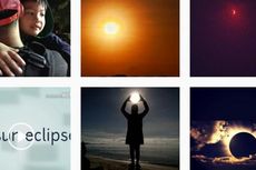 Pengguna Instagram Antusias Unggah Foto Gerhana Matahari