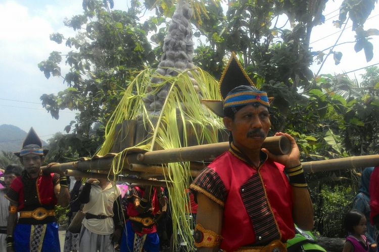 Kecamatan Kokap di Kulon Progo, DI Yogyakarta dikenal sebagai tempat produsen gula kelapa dan gula semut, Sabtu (7/4/2018). Dusun Gunungrego salah satunya.