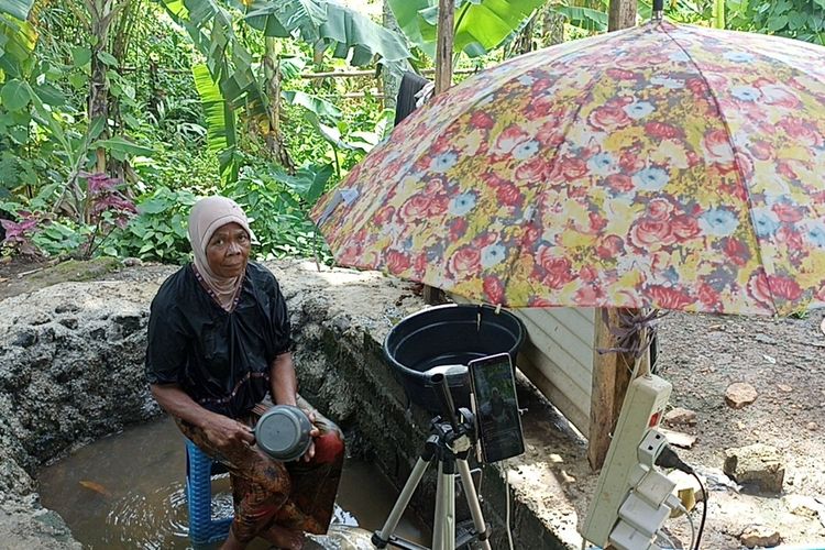 pemeran live tiktok Layar Sari warga Desa Setanggor, Lombok Tengah