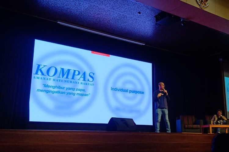 Binus University menggelar Kuliah Umum atau Studium Generale  menghadirkan pembicara Andy Budiman, CEO KG Media di Bina Nusantara (Binus) University, Jakarta (3/10/2019) mengangkat tema 
?Purpose Driven Transformation?.