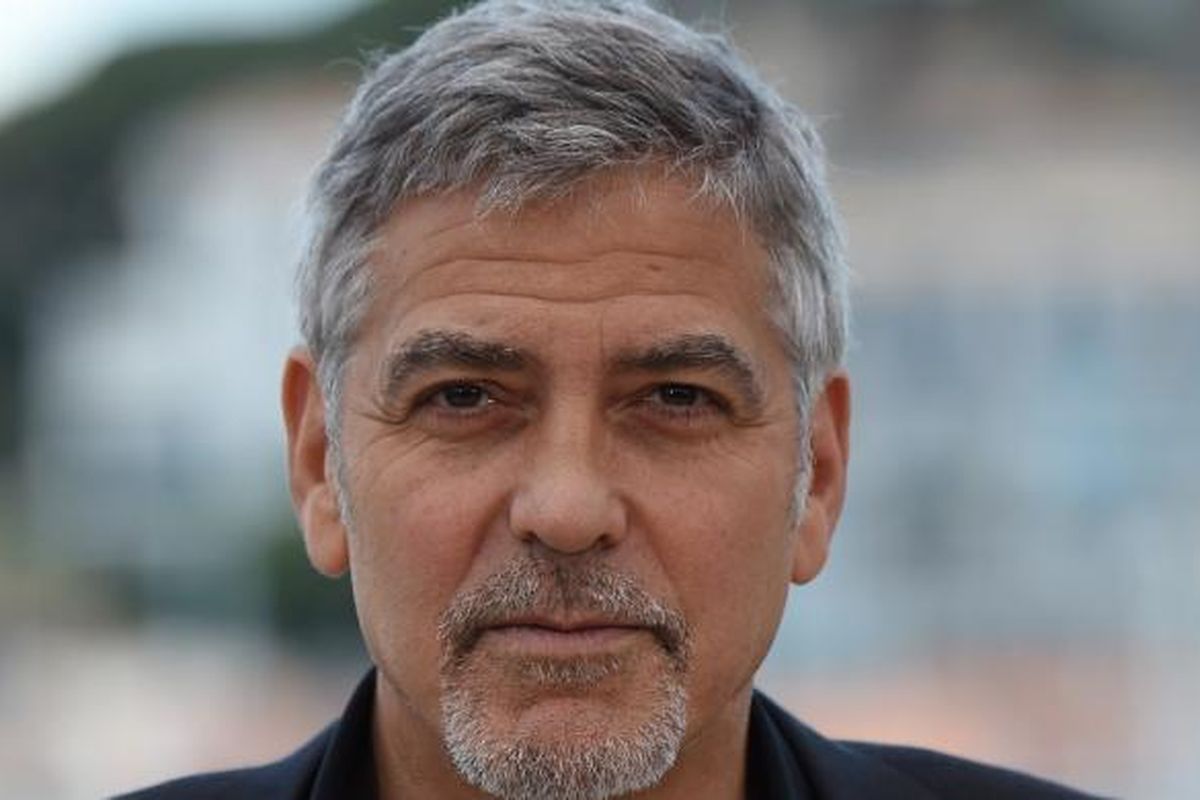 Aktor George Clooney menghadiri pemutaran film Money Monster di Festival Film Cannes di Kota Cannes, Perancis, Kamis (12/5/2016).