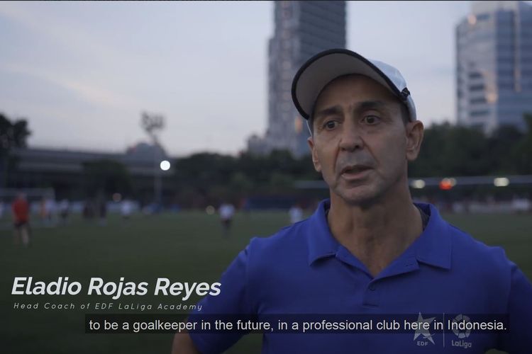 Eladio Rojas Reyes, Pelatih Kepala EDF LaLiga Academy.