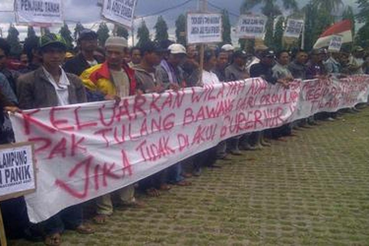 Unjuk Rasa Soal Mesuji Kembali Marak di Lampung