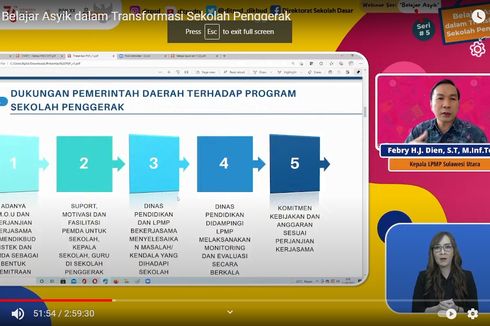 Kemendikbud Ristek: Sekolah Penggerak Ciptakan Pembelajaran Mengasyikkan