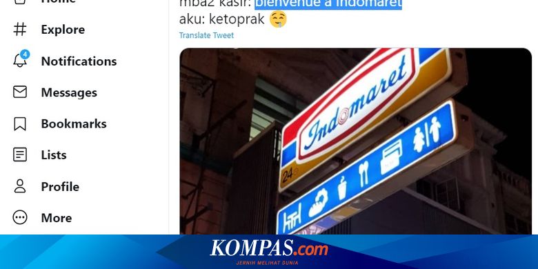 Foto Viral Indomaret Berlokasi di Versailles, Perancis ...