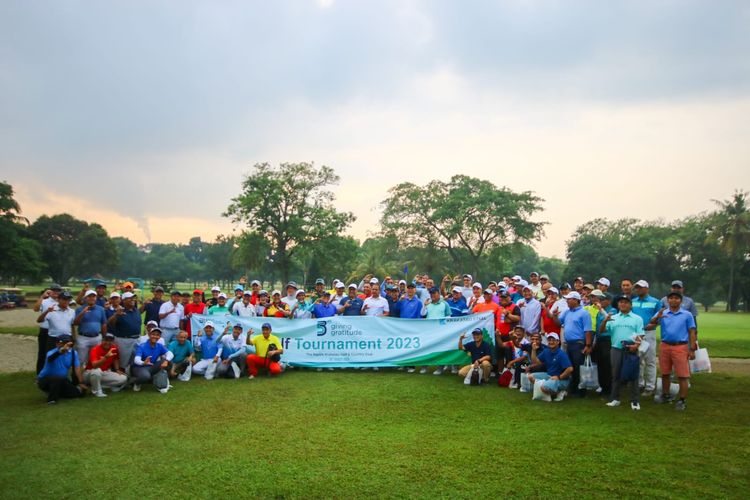 PT Krakatau Sarana Properti (KSP) bersama PT Krakatau Steel (KS) sukses menggelar turnamen golf internal 53th Giving Gratitude Golf Tournament yang telah berlangsung di The Royale Krakatau Golf, Cilegon, Banten, Sabtu (26/8/2023).