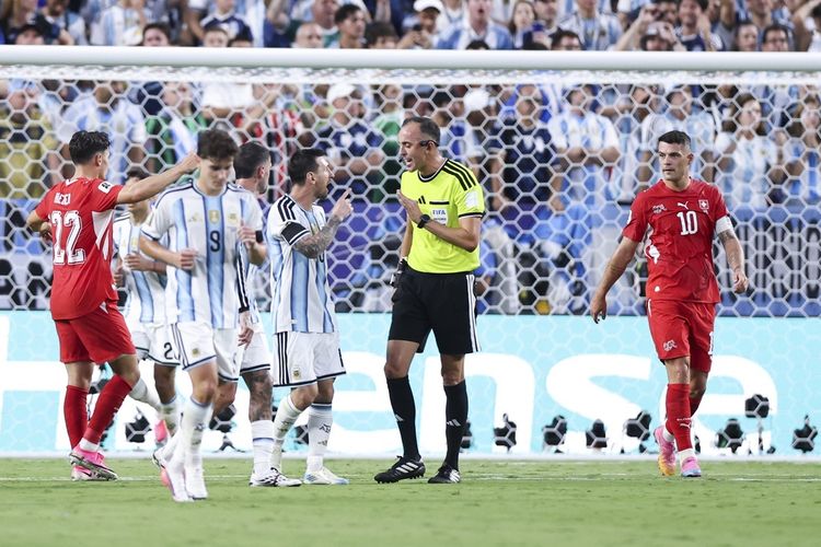 Skor Argentina Vs Swiss 3-1, Roket Alvarez dan Sentuhan Lautaro Jadi Penentu