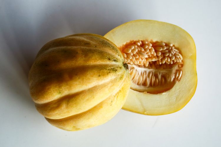 Ilustrasi buah blewah.