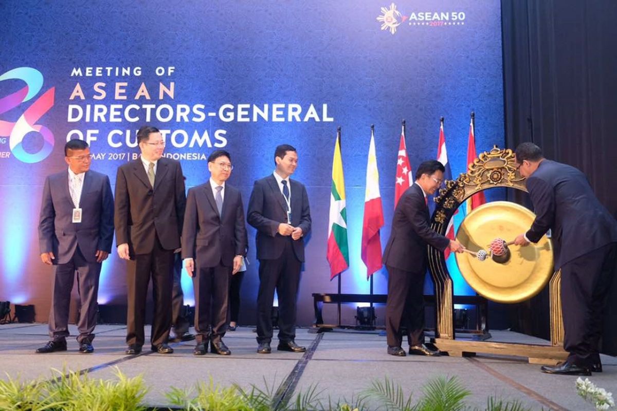 Acara pertemuan Bea Cukai Asean ke-26 di Bali