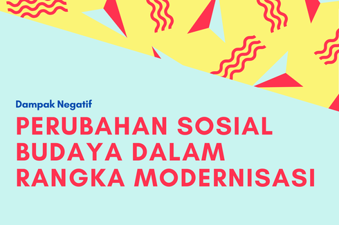 Dampak Negatif Perubahan Sosial Budaya dalam Rangka Modernisasi