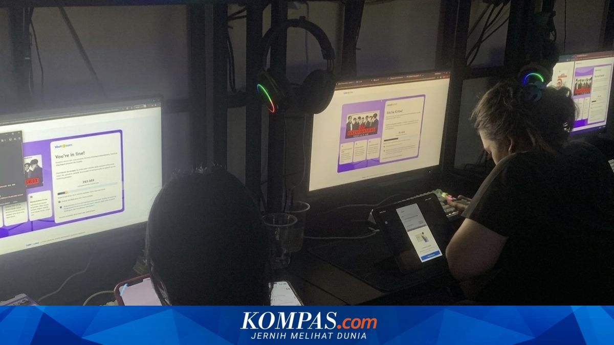 ARMY antre di warnet untuk tiket BTS