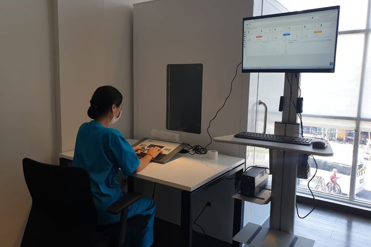 Ruang Spirometri & Audiometri di klinik Virtu DigiLab yang dibangun Biznet.
