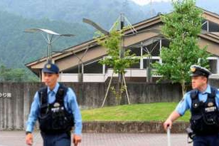 Lokasi kejadian penikaman massal di Tsukui Yamayuri Garden di Kota Sagamihara, Jepang. 
