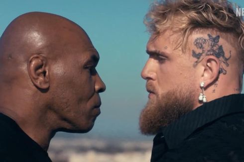 Mike Tyson Vs Jake Paul, SI Leher Beton Kembali Pamer Otot