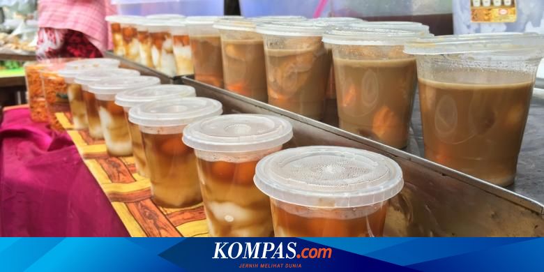 Kolak Bubur Kampiun Dan Aneka Takjil Bikin Ngiler Di Pasar Benhil Halaman All Kompas Com