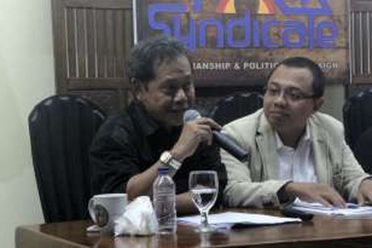 Pengamat Politik dan Keamanan Kusnanto Anggoro dalam senuah diskusi yang digelar oleh PARA Syndicate, Jumat (30/9/2016).