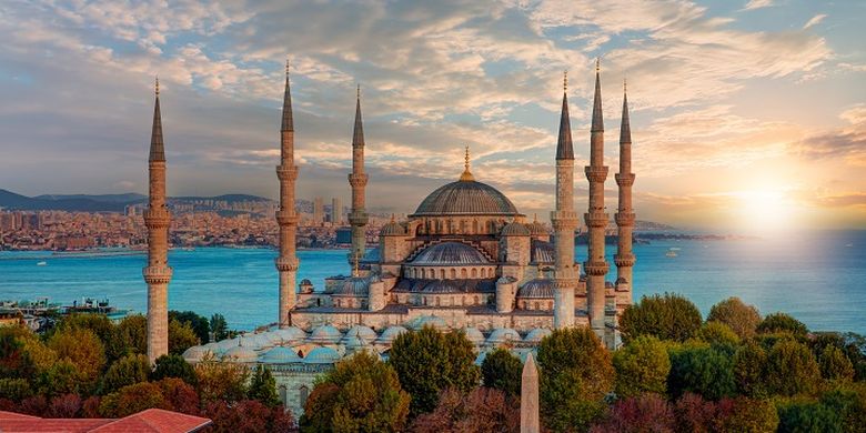 Hasil gambar untuk Masjid Sultan Ahmet, Turki