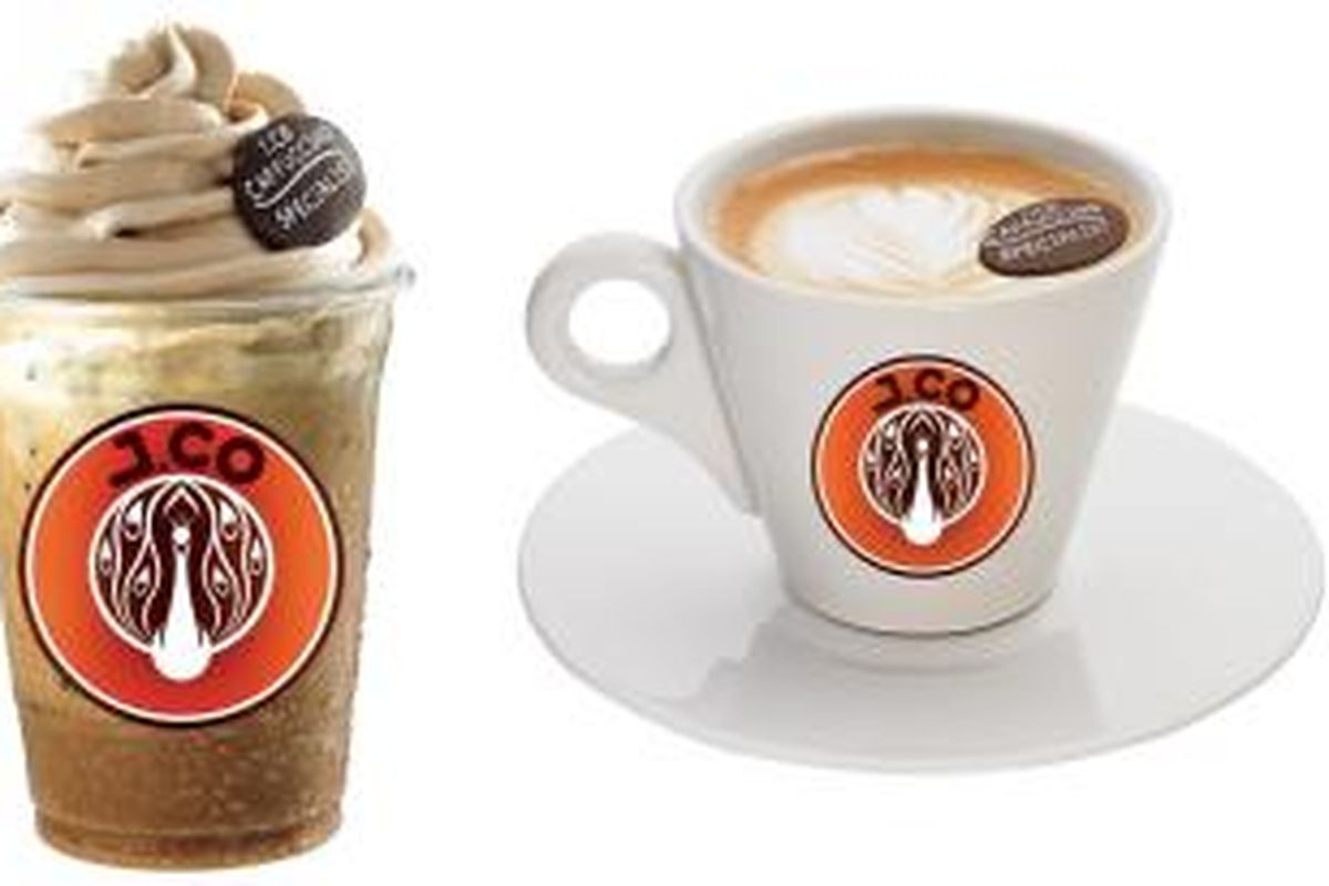 Iced Jcoccino dan Hot Jcoccino.