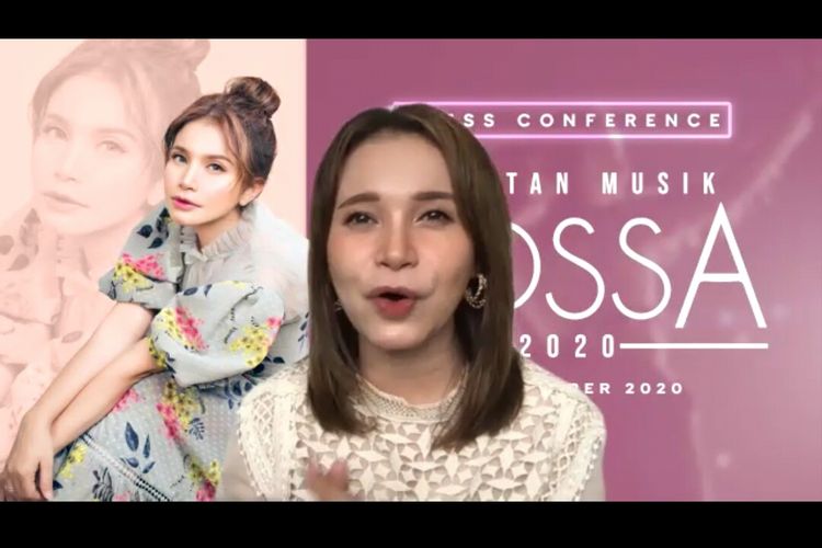 Penyanyi Rossa dalam konferensi pers virtual Catatan Musik Rossa 2020, Kamis (17/12/2020).