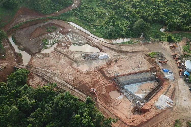 Kementerian PUPR sedang membangun dua embung di Kabupaten Natuna, Kepulauan Riau (Kepri).
