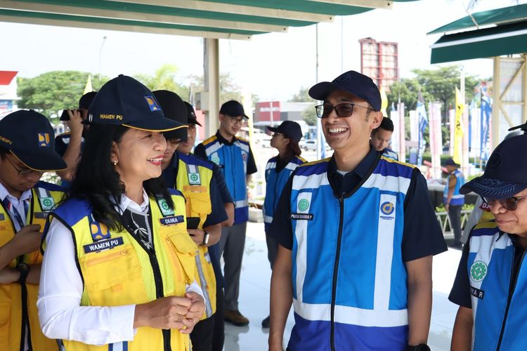 Wamen PU Cek Kesiapan Mudik, JTT Siagakan 35 Tim Tambal Sulam Trans Jawa