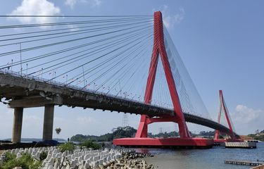 Cat Jembatan Pulau Balang IKN Diklaim Tahan Cuaca Ekstrem
