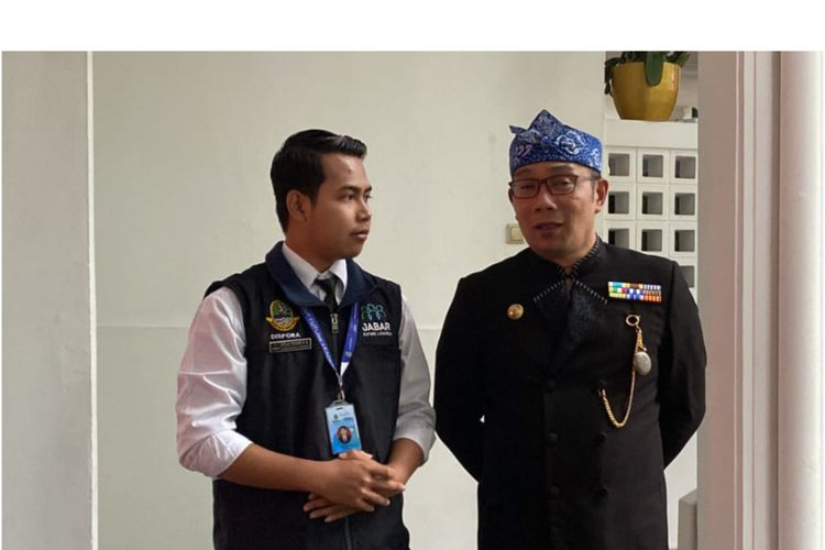 Atla Tegar Habib Amrullah, mantan ajudan milenial Gubernur Jawa Barat Ridwal Kamil yang lulus Cumlaude dari UB. 