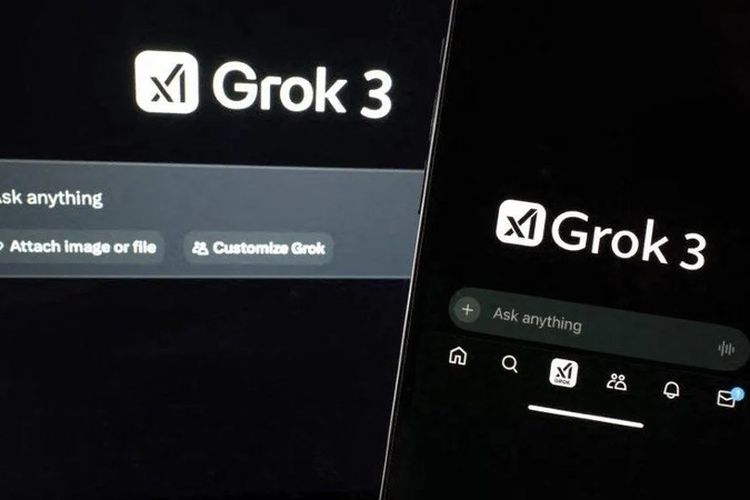 Tampilan dari chatbot Grok yang kini sudah dirilis menjadi aplikasi terpisah yang berdiri sendiri untuk perangkat Android, iOS, macOS, dan Windows