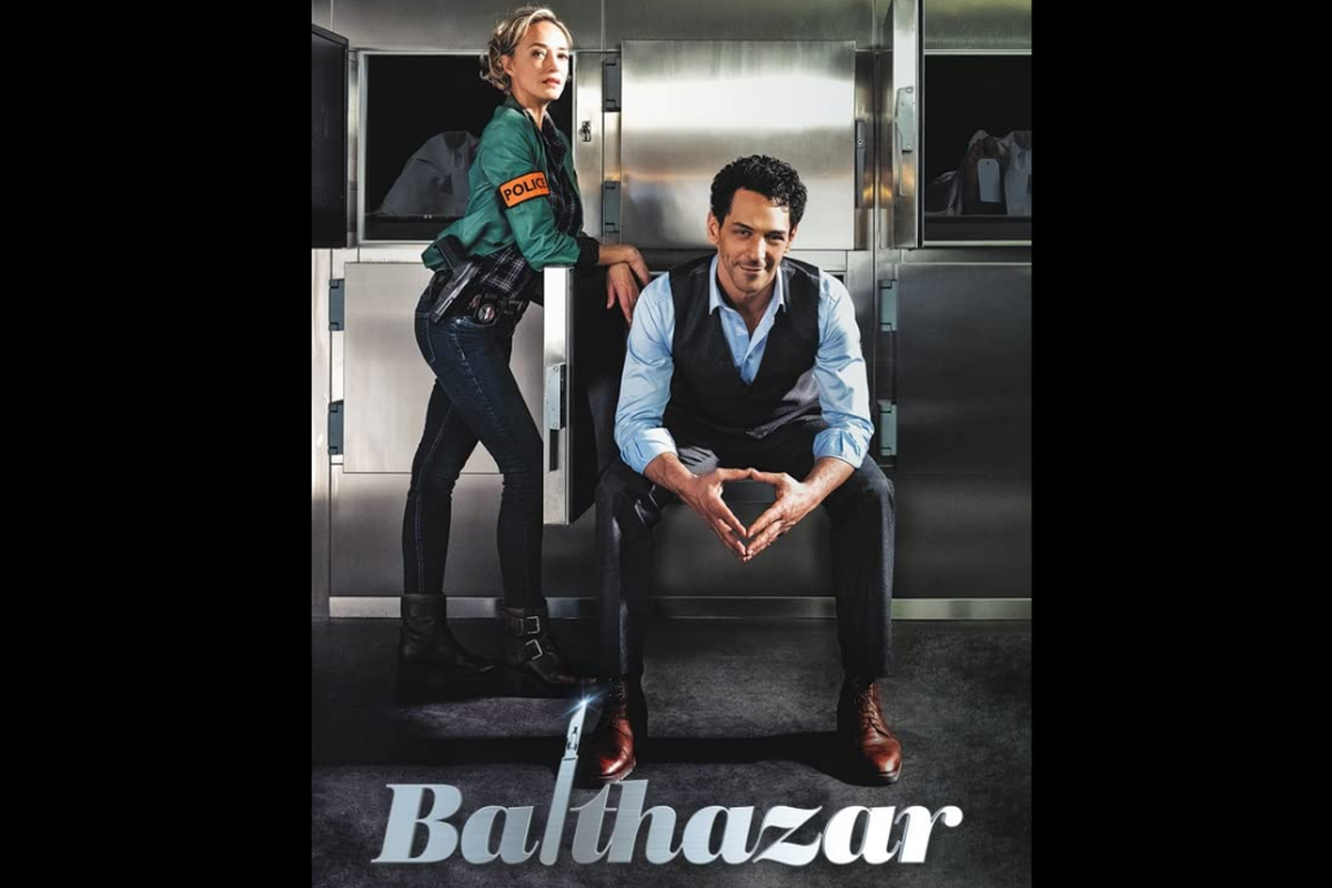 Hélène de Fougerolles dan Tomer Sisley dalam serial thriller Balthazar (2018).
