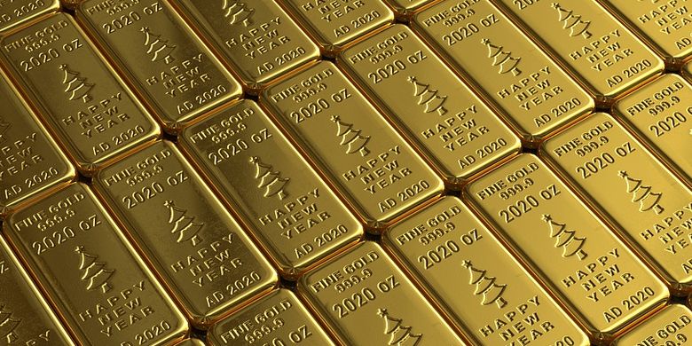 Info Terkini, Sempat Sentuh Level Terendah 10 Minggu, Harga Emas Dunia Naik Tipis