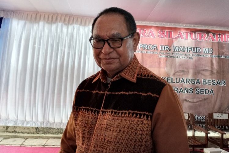 Wakil Gubernur NTT, Josef Nae Soi saat diwawancara di Lekebai, Kecamatan Paga, Kabupaten Sikka, Rabu (31/5/2023).