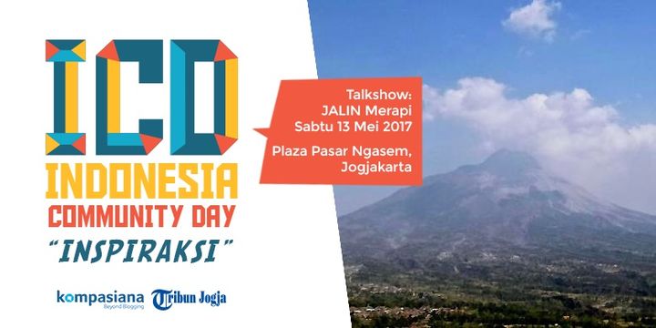 Talkshow JALIN Merapi akan digelar pada 13 Mei 2017 di Plaza Ngasem, Yogyakarta.