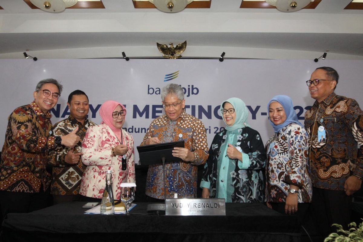 Direksi bank bjb dalam Analyst Meeting Full Year 2022, Senin (27/2/2023). 