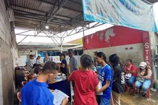 TPS di Kampung Tanah Merah Kebanjiran, Pencoblosan Tetap Berlangsung sampai Pukul 13.00 WIB