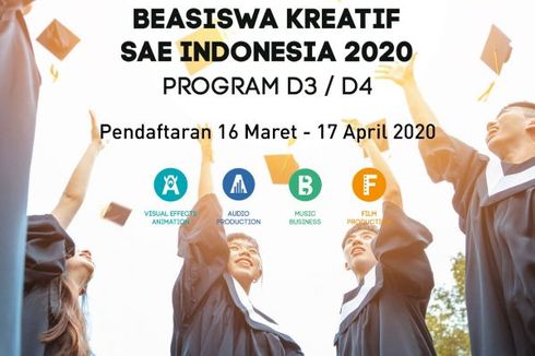 Beasiswa D3/D4 di SAE Institute Jakarta, Ini Infonya